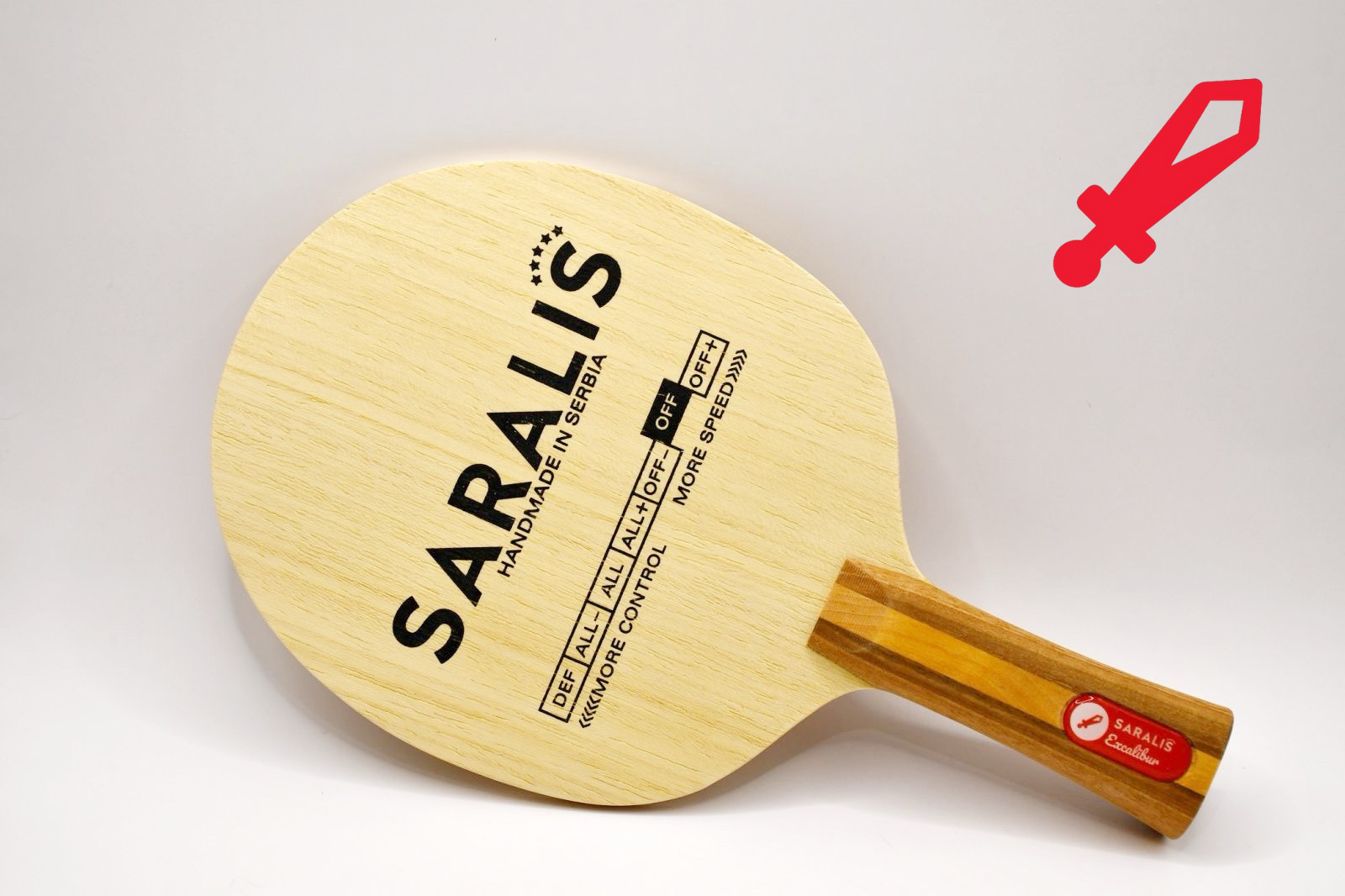 Excalibur offensive table tennis blade